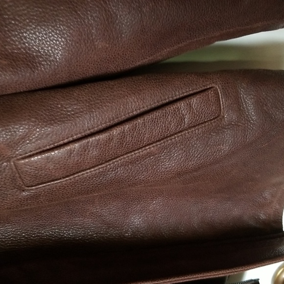 Men's Leather Jacket - L / Tall - brown - Picture 3 of 8